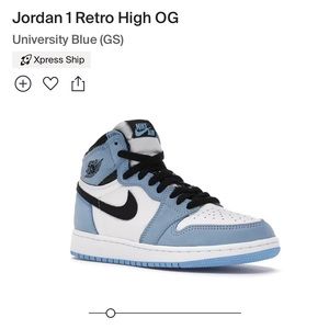Jordan 1 Retro High OG
University Blue (GS)